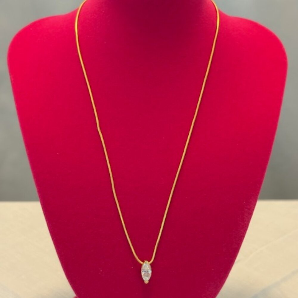 Marquise Moissanite Necklace 2ctw